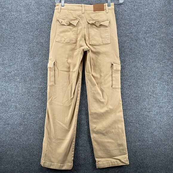 Judy Blue Jeans Womens 5/27 Garment Dyed Cargo Mid Rise Straight Casual Hippie - Picture 3 of 10